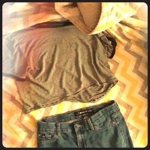 Crop top and pants